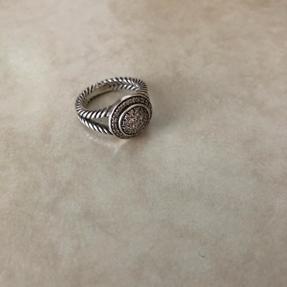 [David Yurman] mini diamonds ring - Picture 4 of 6